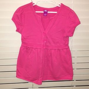 JK hot pink summer knit cover for girls